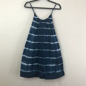Madewell Tie Dye Blue Dress